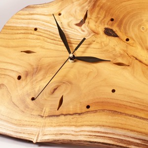 Ceas de perete din lemn, ceas din lemn rustic, -  - Artynos.ro