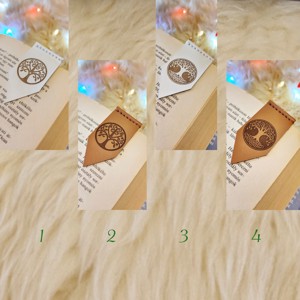 Semn de carte din piele naturală - Tree of Life -  - Artynos.ro