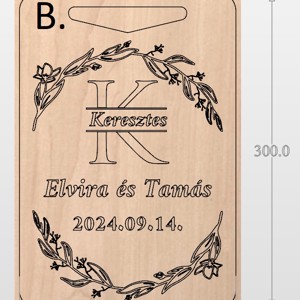 Placă de tăiere personalizată din nuc pentru nuntă, aniversare. - accesorii nuntă - amintiri și cadouri de nuntă - cadou nuntă - set de ceremonie - Artynos.ro