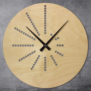 Ceas de perete minimalist punctat, Ceas silentios de zi pentru mama, - Artynos.ro