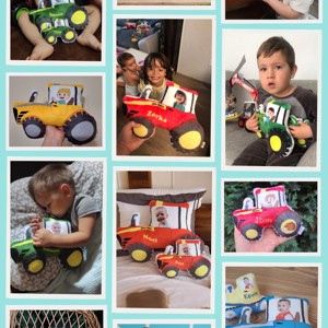 Pat de dormit pentru tractor - disponibil și cu nume (pat turnat, pat pentru vehicul, pat personalizat) -  - Artynos.ro