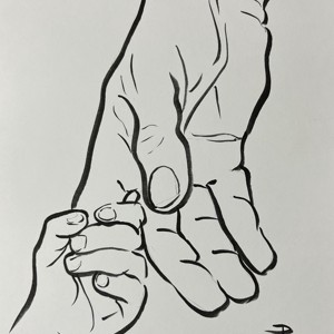 Desen de familie împreună - arte vizuale și accesorii  - grafică, ilustrație - alte desene - Artynos.ro