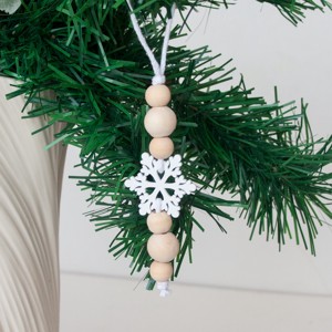 Ornamente din lemn pentru pomul de Crăciun 8 bucăți - Mistletoe -  - Artynos.ro