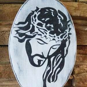 Pictură murală religioasă în stil vintage -  - Artynos.ro