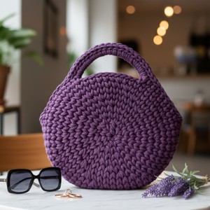 Geanta rotunda crosetata, Genti si portofele, Genti de mana si umar, Genti de mana, Crosetat, ARTYNOS