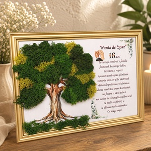 Tablou personalizat cu licheni stabilizați - casă & stil de viață - decorațiuni de casă - accesorii florale - buchete de flori - Artynos.ro