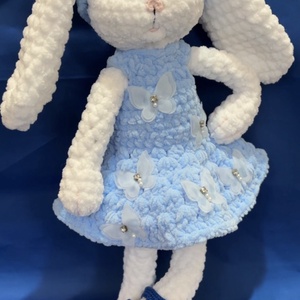 Iepuraș croșetat  - jucării și echipamente pentru copii - plușuri - iepure de pluș - Artynos.ro