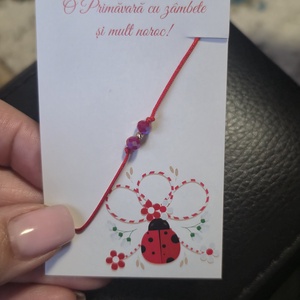 Bratara handmade , Bijuterii, Martisor, Impletituri, broderie cu margele, ARTYNOS