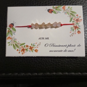 Bratara handmade aur - bijuterii - brățări - brățări din aur - Artynos.ro