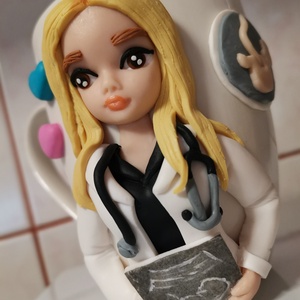 Cana personalizata medic ginecolog fimo, Casa & Stil de viata, Set de cadou, Decoupage, transfer si tehnici servetel, Plastilina, Cadoul perfect pentru un medic ginecolog care a fost acolo în cele mai importante momente.
  Daca s..., ARTYNOS