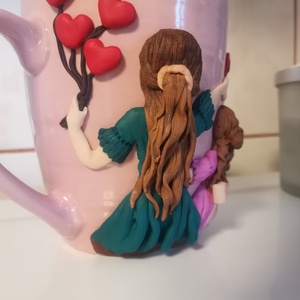 Cana personalizata din fimo nasa si fina  - casă & stil de viață - accesorii pentru echipamente de bucătărie - accesorii de servire - căni - Artynos.ro