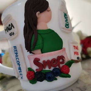 Cana fimo personalizata Snep -  - Artynos.ro