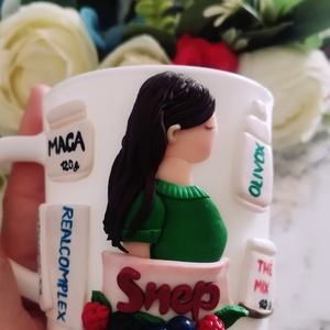 Cana fimo personalizata Snep - Artynos.ro