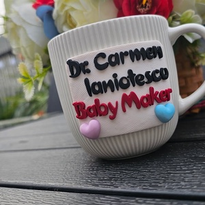 Cana personalizata medic obstetrica ginecologie  - crăciun - cadouri de moș crăciun - cadouri de moș crăciun - Artynos.ro