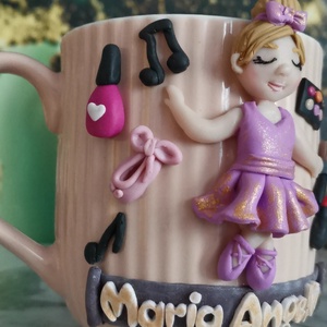 Cana personalizata pentru copii Balerina - crăciun - cadouri de moș crăciun - cadouri de moș crăciun - Artynos.ro