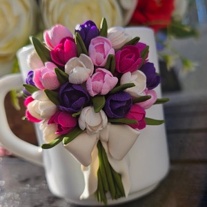 Cana personalizata cu lalele  - crăciun - cadouri de moș crăciun - cadouri de moș crăciun - Artynos.ro