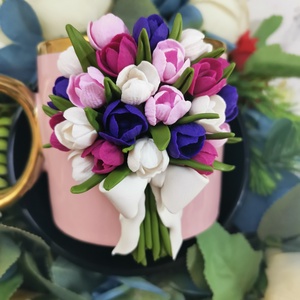 Cana personalizata cu lalele  - crăciun - cadouri de moș crăciun - cadouri de moș crăciun - Artynos.ro