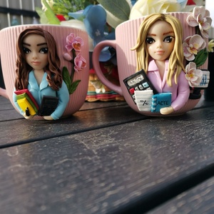 Cana personalizata cu figurina 3D contabil - cadou original - crăciun - cadouri de moș crăciun - cadouri de moș crăciun - Artynos.ro