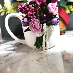 Cana personalizata cu flori de primavara-cadou 8 martie - casă & stil de viață - seturi de cadou - Artynos.ro