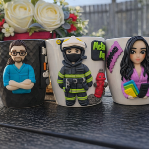 Cana personalizata cu figurina barbat sofer - casă & stil de viață - seturi de cadou - Artynos.ro