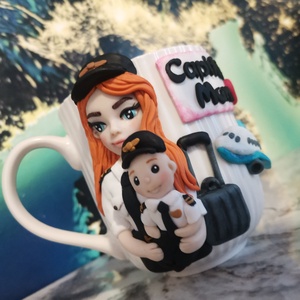 Cana personalizata mama si copil - cadou perfect si original - crăciun - cadouri de moș crăciun - cadouri de moș crăciun - Artynos.ro