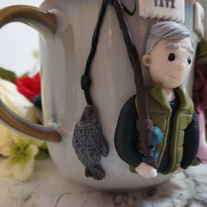 Cana personalizata cuplu de pescari - crăciun - cadouri de moș crăciun - cadouri de moș crăciun - Artynos.ro