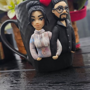 Cana personalizata cuplu  - Artynos.ro