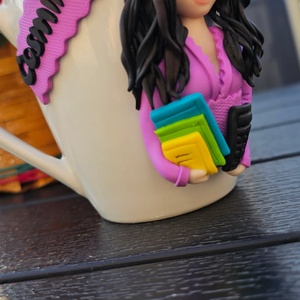 Cana personalizata cu figurina 3D contabila - cadou original - crăciun - cadouri de moș crăciun - cadouri de moș crăciun - Artynos.ro