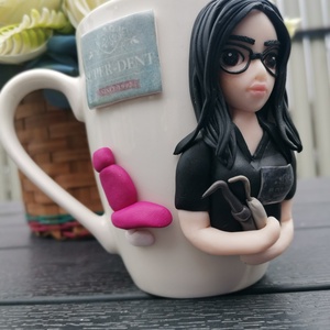 Cană Personalizată cu figurina� Medic Stomatolog paradontolog - casă & stil de viață - echipamente de bucătărie - accesorii de servire - căni - Artynos.ro