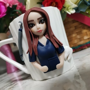 Cana Personalizata cu figurina� Medic Stomatolog 2, Casa & Stil de viata, Echipamente de bucatarie, Accesorii de servire, Cani, Altele, Lucrare cu argila, ARTYNOS