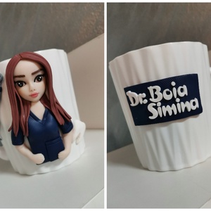 Cană Personalizată cu figurina� Medic Stomatolog 2 - casă & stil de viață - echipamente de bucătărie - accesorii de servire - căni - Artynos.ro