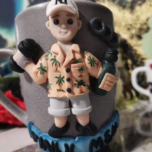 Cana personalizata cu figurina barbat, Casa & Stil de viata, Seturi de cadou, Altele, Plastilina, ARTYNOS