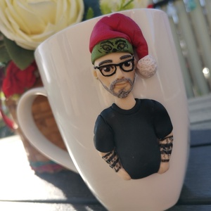 Cana personalizata cu figurina barbat 2 - casă & stil de viață - seturi de cadou - Artynos.ro