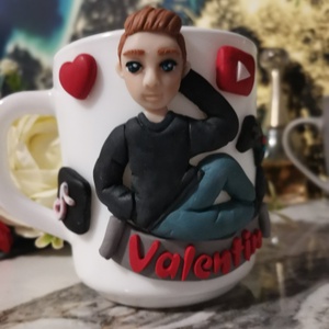 Cana personalizata cu figurina barbat/baiat/copil gamer - casă & stil de viață - seturi de cadou - Artynos.ro