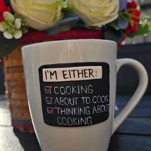 Cana personalizata cu figurina barbat/bucatar/fastfood - casă & stil de viață - seturi de cadou - Artynos.ro