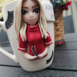 Cana personalizata cu figurina Lashes artist, Casa & Stil de viata, Seturi de cadou, , ARTYNOS