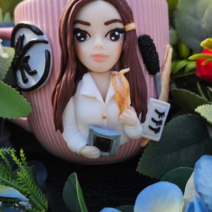 Cana personalizata cu figurina Lashes artist 2, Casa & Stil de viata, Seturi de cadou, , ARTYNOS