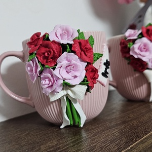 Cana personalizata cu trandafiri  - casă & stil de viață - echipamente de bucătărie - accesorii de servire - căni - Artynos.ro