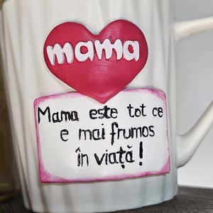 Cana personalizata cu figurina  3d si lalele - casă & stil de viață - seturi de cadou - Artynos.ro