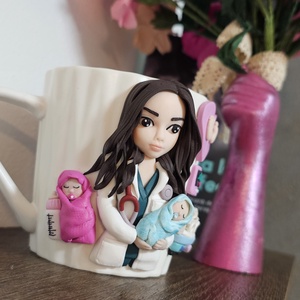 Cana personalizata medic neonatolog - crăciun - cadouri de moș crăciun - cadouri de moș crăciun - Artynos.ro