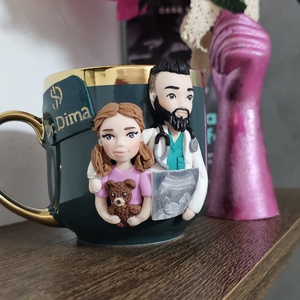 Cana personalizata medic ginecolog  - casă & stil de viață - echipamente de bucătărie - accesorii de servire - căni - Artynos.ro
