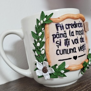 Cana personalizata cu mesaj - crăciun - cadouri de moș crăciun - cadouri de moș crăciun - Artynos.ro