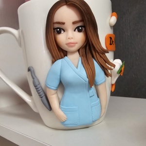 Cană Personalizată cu figurina 3d� Medic Stomatolog  - casă & stil de viață - echipamente de bucătărie - accesorii de servire - căni - Artynos.ro