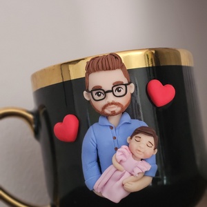 Cana personalizata pentru nasa/nas cu figurina 3d  - casă & stil de viață - seturi de cadou - Artynos.ro