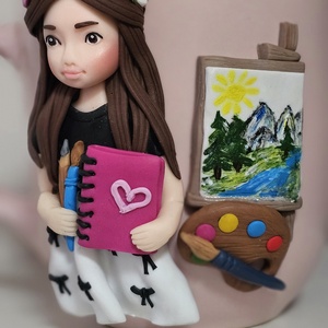 Cana personalizata pentru copii Mica Artista  - crăciun - cadouri de moș crăciun - cadouri de moș crăciun - Artynos.ro