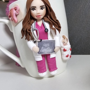 Cana personalizata medic ginecolog  - crăciun - cadouri de moș crăciun - cadouri de moș crăciun - Artynos.ro