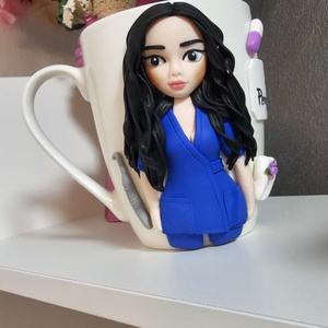 Cană Personalizată cu figurina� Medic Stomatolog si dintisor - casă & stil de viață - echipamente de bucătărie - accesorii de servire - căni - Artynos.ro