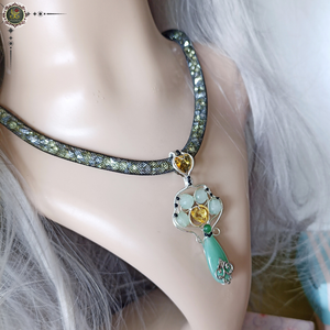 Colier Dryad Whispers - bijuterii - coliere - coliere statement - Artynos.ro