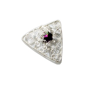 Ac cravata Silver - accesorii nuntă - bijuterii mireasă - manșete nuntă și ace de cravată - Artynos.ro