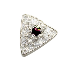 Ac cravata Silver - accesorii nuntă - bijuterii mireasă - manșete nuntă și ace de cravată - Artynos.ro
